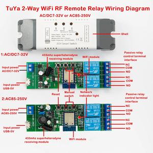 Tuya Smart <strong>Remote</strong> Control Wireless Wifi <strong>Switch</strong> Module 1/2/4CH DC 7-32V 220V Relay Receiver for Led Light Lamp Fan DIY - Product Image 6