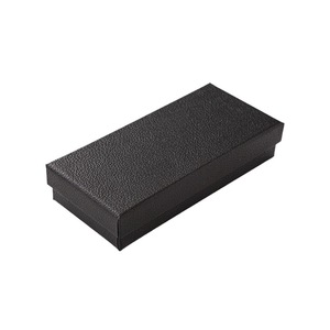 批发豪华黑色天地盖手表盒厂家库存矩形方形设计表壳收纳 - Product Image 5