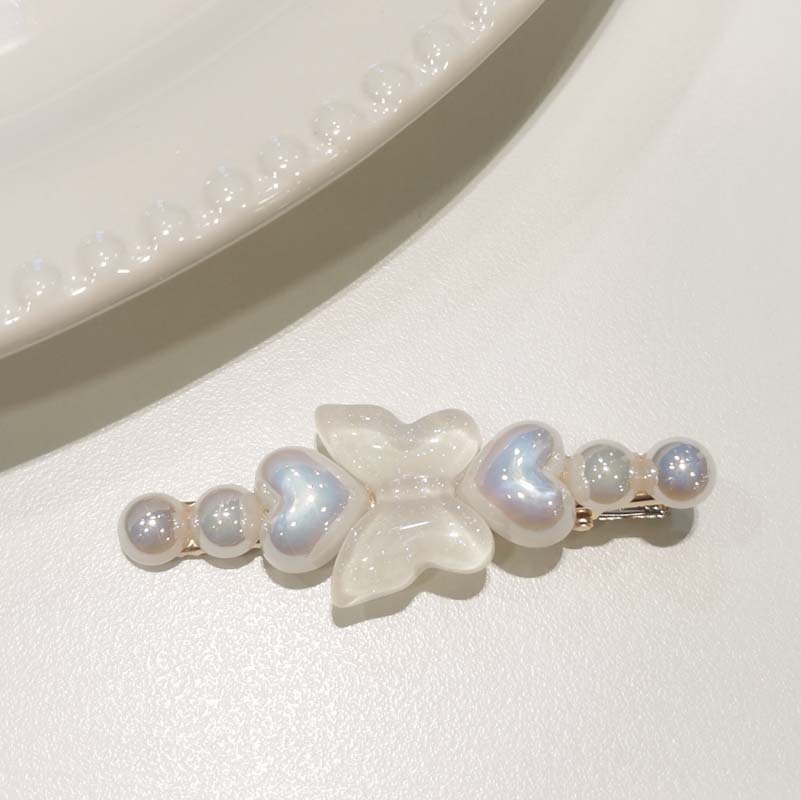 papillon de perles de couleur pure Mi bai