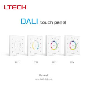 LTECH DALI Функция затемнения и регулировки цвета 4 зоны управления сенсорной панелью - Product Image 2