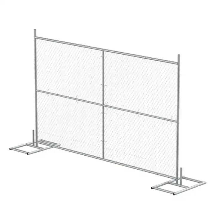 Hot sale easy installation portable Chain link Temporary Fencing 6*8ft 6*10ft 6x12ft for USA market