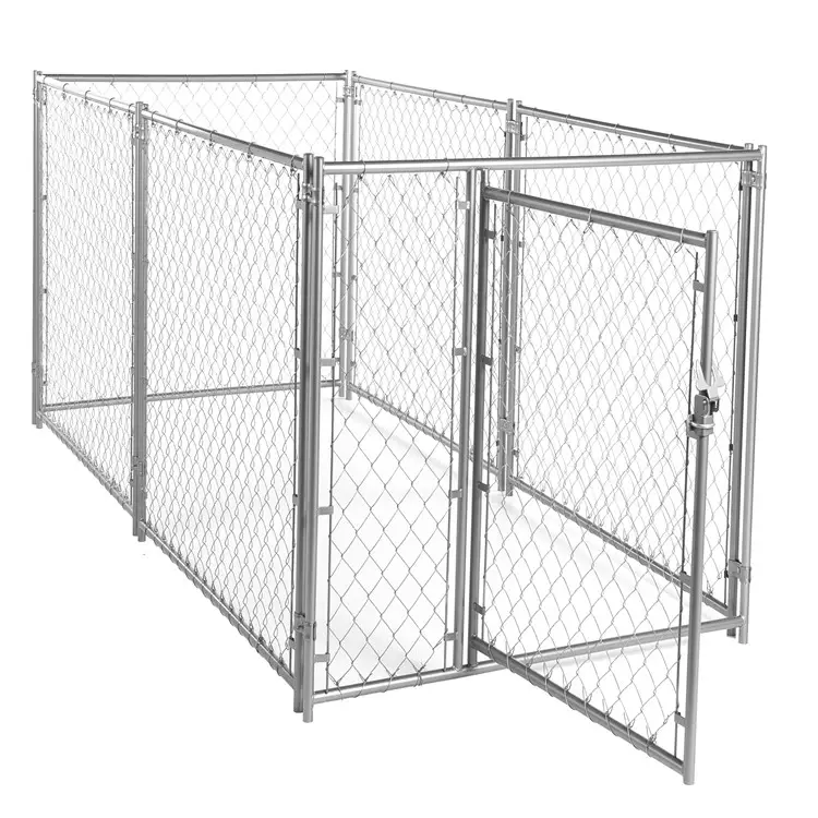 Customized Large Outdoor Welded Chain Link Fence Dog Cage Kennel