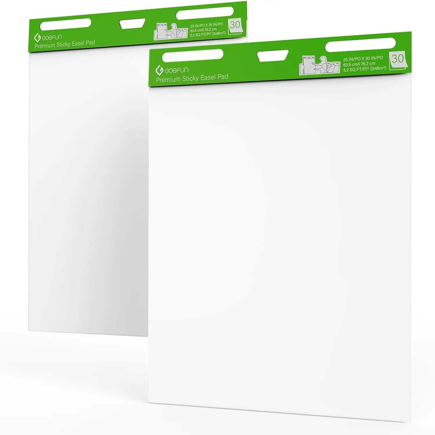 Le grandi note adesive bianche con carta per lavagna da conferenza artistica a strappo possono essere ripetutamente apposte a 30 pagine di preavviso