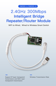 Módulo WiFi VONETS inalámbrico a puente con cable/ENRUTADOR repetidor de señal de 2,4 GHz adaptador RJ45 ingeniería dispositivos de red DIY - Product Image 4