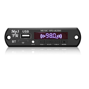 Цветной экран MP3-плеер 5,0 12 В MP3 WMA декодер плата автомобиля аудио USB TF FM радио модуль - Product Image 5
