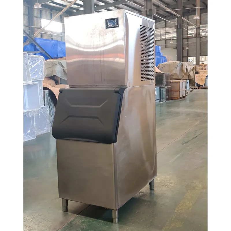 2023 популярная 180 кг 200 кг 300 кг 500 кг коммерческая машина для производства льда автоматическая машина для изготовления кубического льда