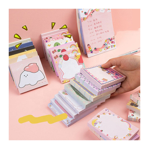 精致图案时尚可爱便签定制印刷记事本少女便签可爱便签 - Product Image 1