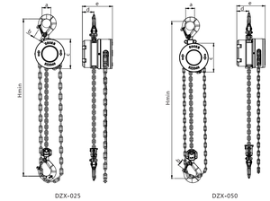 Xách tay <span class=keywords><strong>mini</strong></span> DZ loại hợp kim nhôm của nhãn hiệu chuỗi Palăng 360 bàn giao khối công suất 250-1000 kg - Product Image 3