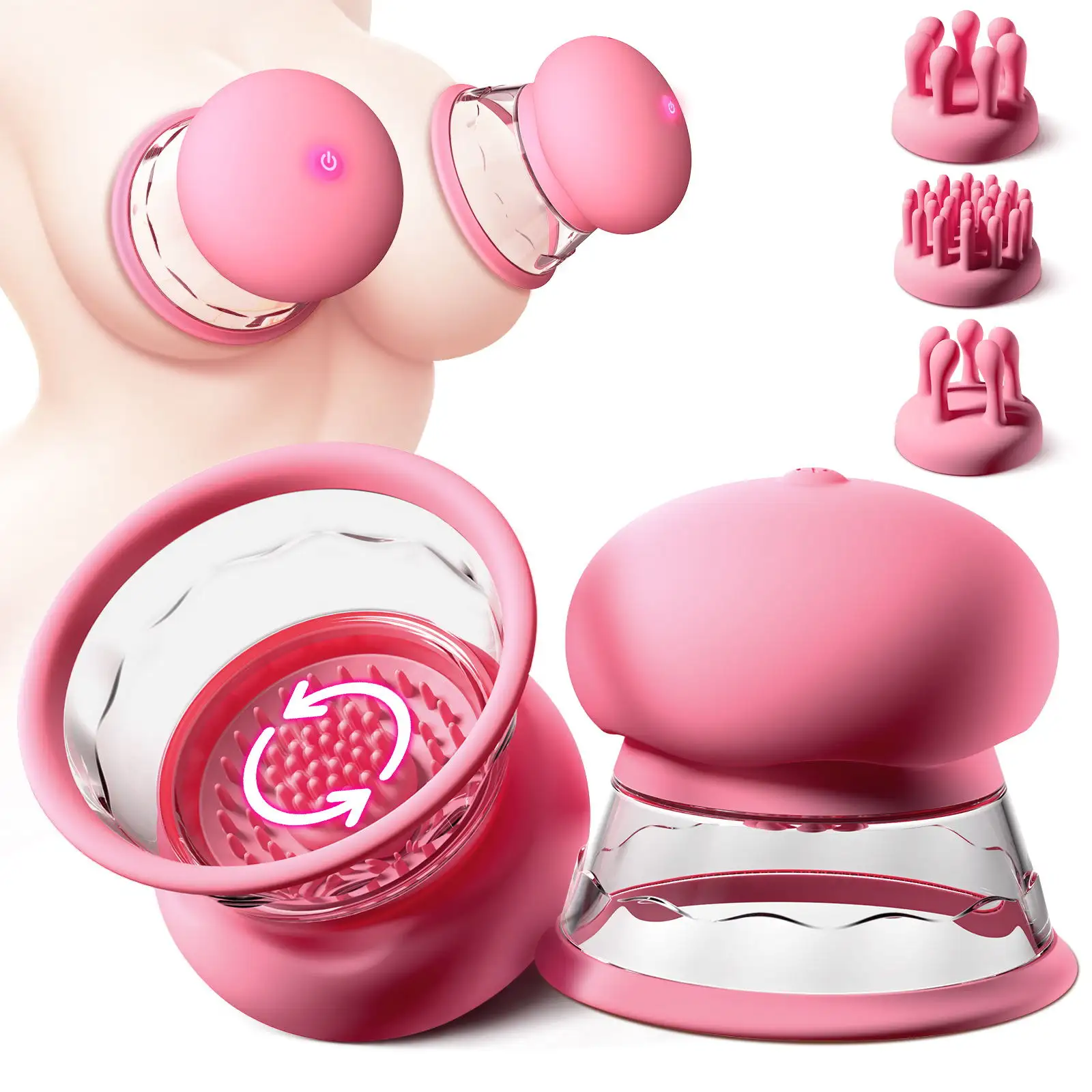 एएवी निर्माण युगल स्तन मसाजर क्लिटोरल जी स्पॉट जीभ महिला गुलाब वयस्क वाइब्रेटर सेक्स खिलौने महिला के लिए
