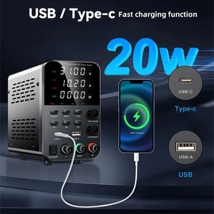 Fuente de alimentación de laboratorio de CC USB de 4 dígitos ajustable 30V 10A 60V 5A 120V 3A fuente de Banco de conmutación de regulador de voltaje regulado preciso - Product Image 5