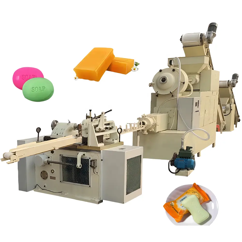 DZJX Totalmente Automático Pequena Escala Bar Soap Making Machine Soap Plodder Machine Linha De Produção De Sabão Sólido