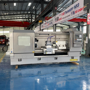 Máquina de torno horizontal de servicio pesado Manual Oil Country Big Spindle Hole Bore para abastecimiento de rosca de tubería de metal - Product Image 1