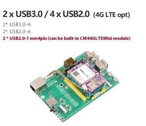NVMe SSD PoE USB3.0 alüminyum alaşımlı kabuk ADC genişleme ile ahududu Pi CM5IO_Sini geliştirme kurulu