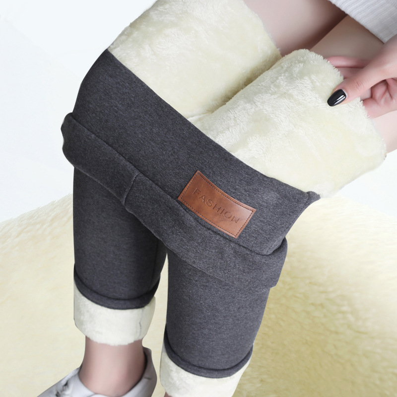 Leather label-gray