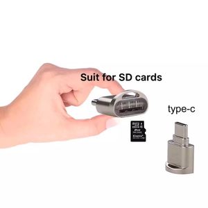 用于Micro sd卡的金属外壳USB C便携式读卡器 - Product Image 3