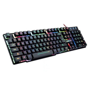 X100 104 Key Gaming Keyboard para computadora Desktop Gamer Keyboard Mouse Combo para computadora Desktop Gaming - Product Image 4