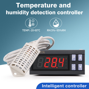 Termostato higrostato de 100-240Vac de fábrica con salidas de temporizador para bandeja de huevos, dos salidas de 16A, controlador de temperatura y humedad - Product Image 4