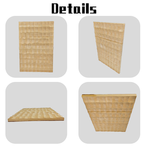 Moderno durevole 3D Design pannello di legno stecche per la costruzione di casa per boiserie camera da letto Hotel rivestimento della parete interna decorativo - Product Image 3