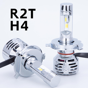 GPNE שני צבעים צהוב ולבן קרן led פנסי h4 רכב led פנס led הנורה עם קירור מאוורר - Product Image 2