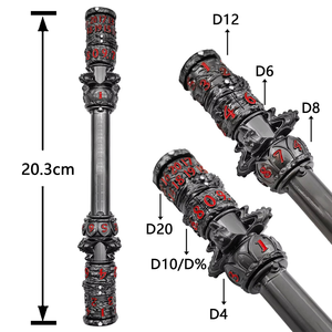 5 Có sẵn cổ <span class=keywords><strong>Retro</strong></span> 7 trong 1 tay ma thuật <span class=keywords><strong>Spinner</strong></span> phổ biến RPG thanh xúc xắc với hộp gói - Product Image 6