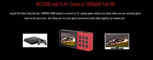 Ezcap 3.5นิ้ว LCD แบบพกพา Hdmi/av อุปกรณ์จับภาพวิดีโอที่มีการควบคุมระยะไกลสนับสนุนการเล่น/การจัดตารางเวลา/ไมโครโฟนใน - Product Image 4
