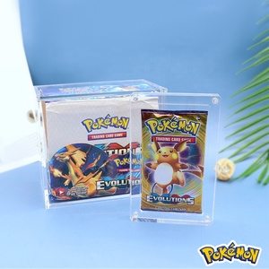 Tùy Chỉnh Trong Suốt Từ Acrylic Pokemon Tcg Booster Funko Pop Hộp Chơi Thẻ Xếp Hạng Hiển Thị Trường Hợp Nhựa - Product Image 2
