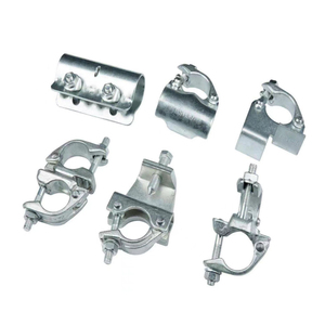 Piezas de andamio Tipos galvanizados de abrazaderas de andamio para tubería En 74 Acoplador de andamio fijo y giratorio duradero - Product Image 3