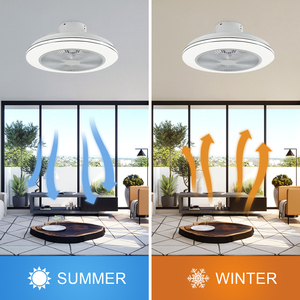 Ventilador de techo con control remoto de luz LED Bldc inteligente moderno con control remoto de aplicación de dormitorio silencioso con Wifi Tuya - Product Image 4