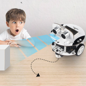 Coding Toy Robot Car Kit Qbot Educational Robot Remote Control Robot with <strong>Ultrasonic</strong> <strong>Sensor</strong> STEM