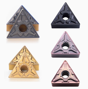 Herramientas de inserción de carburo en forma de triángulo personalizables Hoja de torneado de metal de corte duro para máquinas CNC OEM recubierto de CBN y CVD - Product Image 5