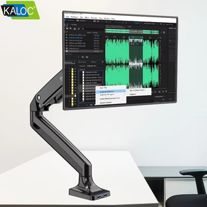 KLC-DS110-2/B 360 Degree Rotation Single Long Arm <strong>Monitor</strong> Stand Desk Mount <strong>Computer</strong> Vesa Bracket for 17&quot;-33&quot; <strong>LCD</strong> <strong>Display</strong> - Product Image 2