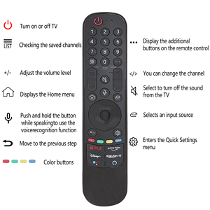 Telecomando vocale sostitutivo AN-MR21GA per LG Smart TV, MR21GA per LG TV Remote sostitutive con funzione vocale e puntatore - Product Image 6