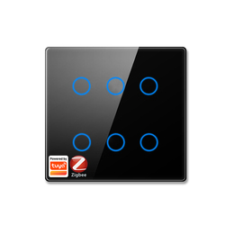 Black Zigbee 6gang
