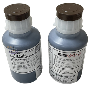 Original 1072k com código de qualidade Solvente com base tinta 500ml para impressora a jato de tinta Hitachi K67 K72 TIPO A TH18
