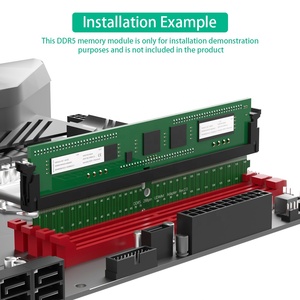 Scheda di protezione per test di memoria DDR5 adattatore U-DIMM a 288pin con chiavistello corto