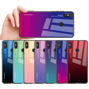 Degrade temperli cam telefon kılıfı için Huawei P30 P20 P10 Iphone 14 13 ışık arka kapak koruyucu kılıf kabuk mate 20x - Product Image 1
