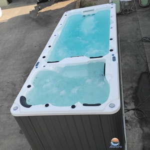 Ce được phê duyệt hiện đại freestanding Acrylic khách sạn sử dụng Whirlpool massage lớn ngoài trời balboa bơi Spa với drainer - Product Image 6