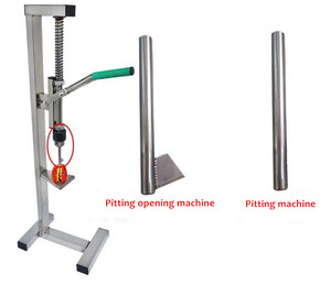 Piccola macchina per la separazione della fossa di carne con datteri a mano verticale domestica/macchina per la rimozione dei semi di giuggiole verdi/macchina per la rimozione della data manuale - Product Image 1