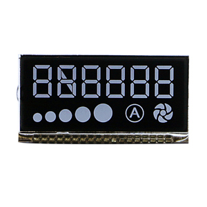 Kunden spezifische Dimension Mono White Hintergrund Positiv 7 Segment LCD-Bildschirm modul - Product Image 5