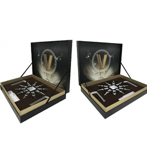 Wholesale Premium Fashionable Cardboard Gift <strong>Box</strong> with Custom Printed Lid and Base High-End Embossed Finish Sponge Lining - Product Image 1