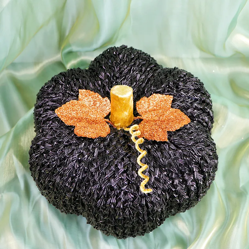 Fall Pumpkins Geweven Decoratieve Ornamenten Voor Halloween Thanksgiving Party