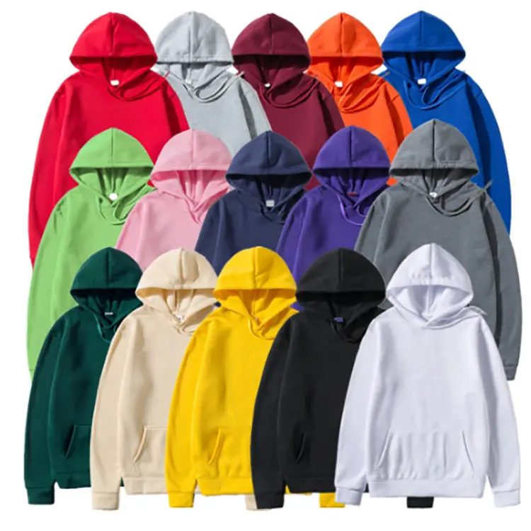Yüksek kaliteli % 100% polyester pamuk özel etiket Hoodie sublime boş erkek hoodies özel boy terlemeleri gömlek