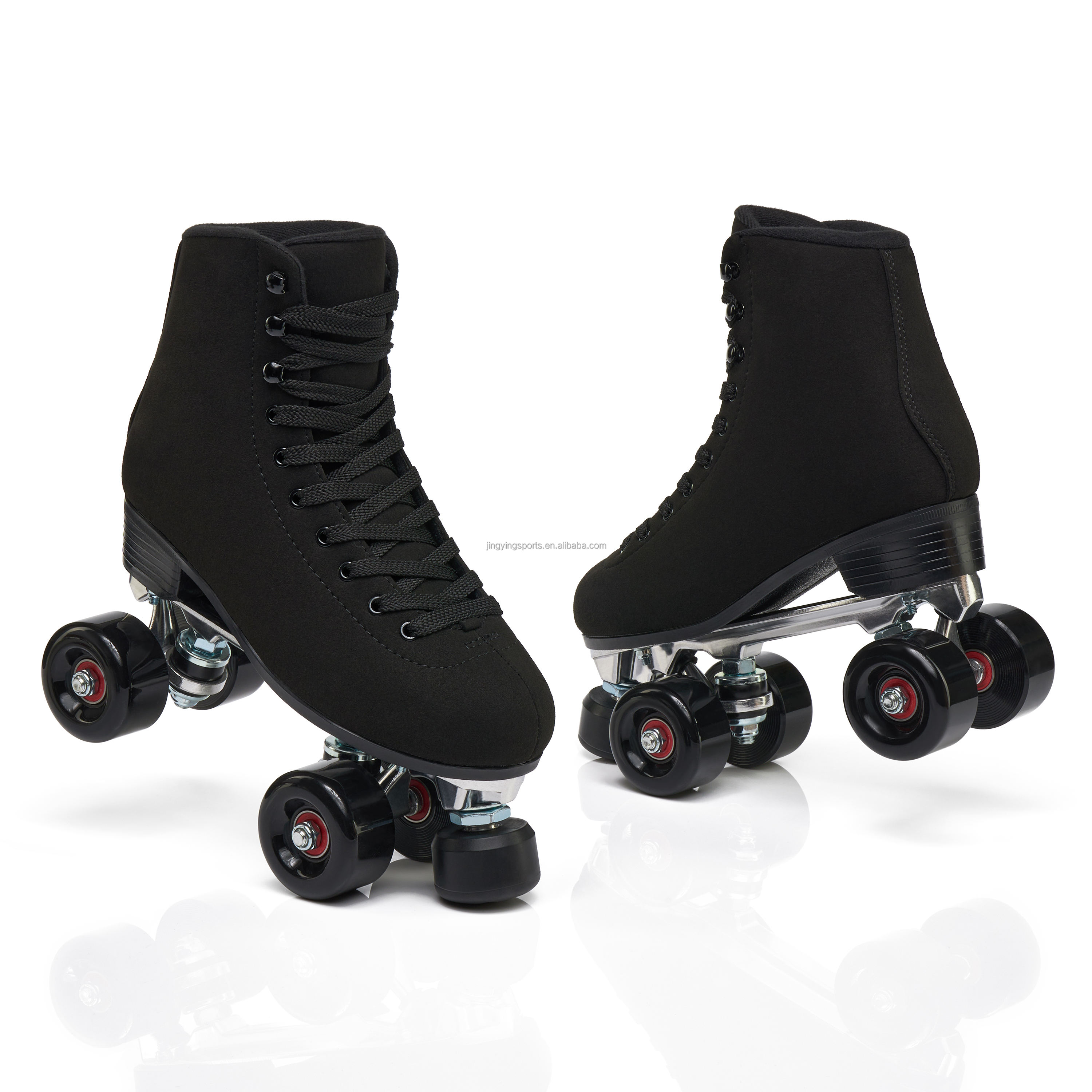 Noir-une paire (Microfibre velve)