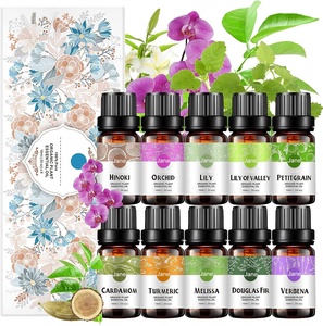 Hinoki กล้วยไม้ลิลลี่จากหุบเขา Petitgrain cardamon ขมิ้น MELISSA Douglas FIR Verbena น้ำมันหอมระเหยสำหรับการนวดตัวกระจายกลิ่นเทียน - Product Image 1