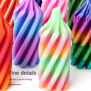 Đồ chơi bầu bí xoay 3D in kỹ thuật số dành cho người lớn, có nhạc, giải tỏa căng thẳng, màu cầu vồng, làm bằng nhựa - Product Image 4