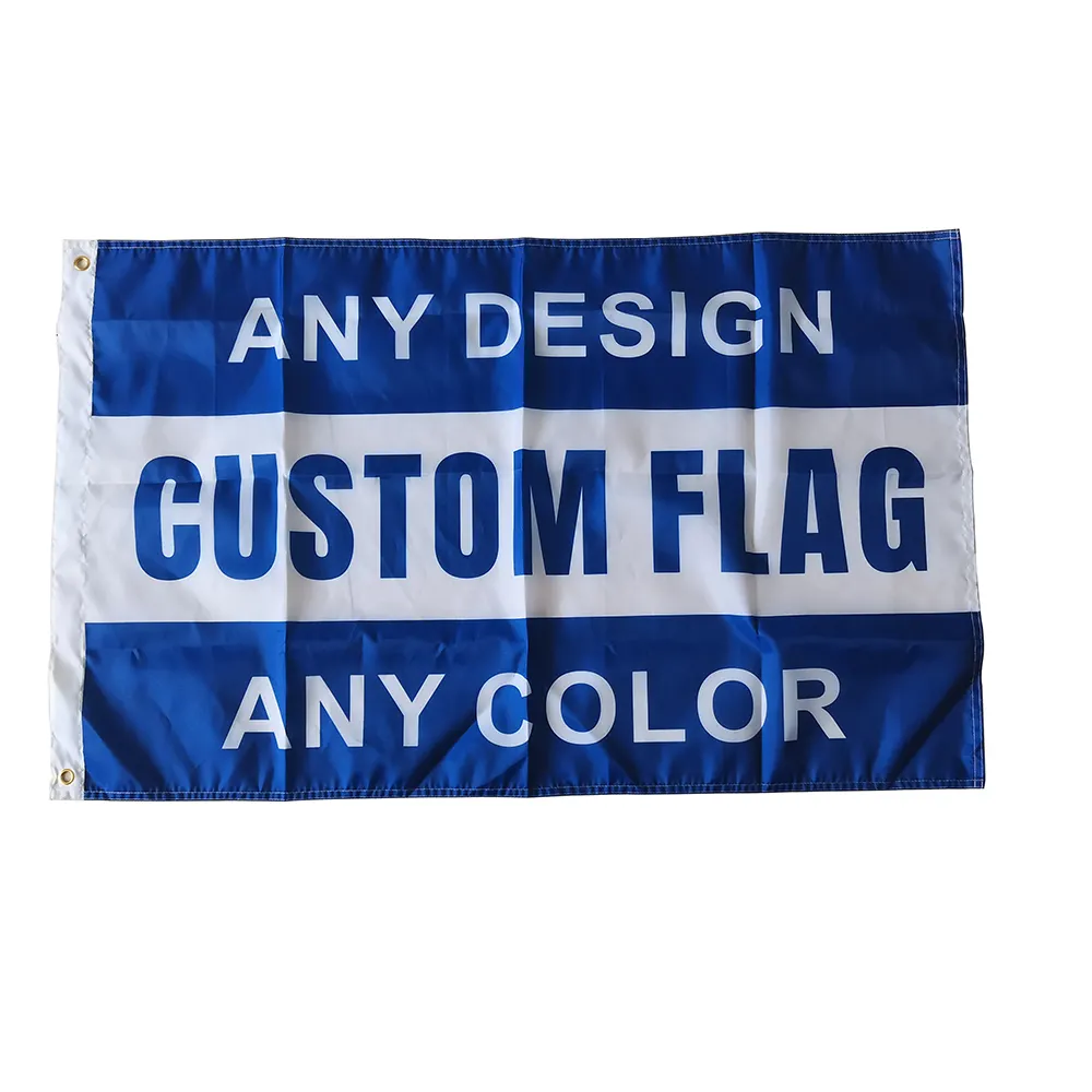 Fabricante Impresión al aire libre Personalizado 3X5Ft Rojo Blanco Verde Bandera Países Banner Logo Banderas