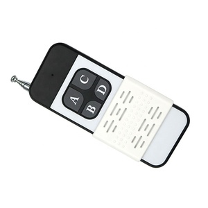 Werks steckdose 12V 4 Tasten Universeller Lerncode Fernbedienung Festcode Drahtlose Fernbedienung mit Gehäuse