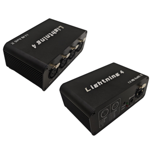 RJ45 до 4 xlr M/F Trans Audio/DMX в Netstream 4-канальный XLR NetStream Extender - Product Image 2