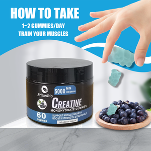 Spor araştırma kreatin monohidrat kazanç yalın kas performans ve mukavemet kreatin monohidrat gummies geliştirmek - Product Image 4