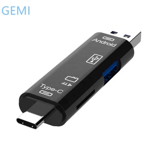 Sıcak satış Usb 2.0 kart okuyucu yüksek hızlı SD TF arayüzü kart okuyucu tip C USB C USB bellek OTG kart okuyucu dizüstü bilgisayar için - Product Image 5